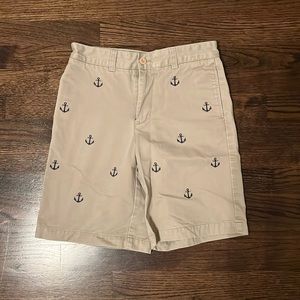 Vineyard Vines anchor embroidered khaki shorts